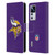 NFL Minnesota Vikings Logo Plain Leather Book Wallet Case Cover For Xiaomi 12T Pro