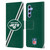 NFL New York Jets Logo Stripes Leather Book Wallet Case Cover For Samsung Galaxy A34 5G