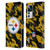 NFL Pittsburgh Steelers Logo Camou Leather Book Wallet Case Cover For Xiaomi 12T Pro