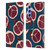 Katerina Kirilova Fruits & Foliage Patterns Pomegranate Slices Leather Book Wallet Case Cover For Samsung Galaxy A34 5G