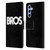 BROS Logo Art Text Leather Book Wallet Case Cover For Samsung Galaxy A34 5G