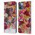 E.T. Graphics Floral Leather Book Wallet Case Cover For Apple iPhone 12 / iPhone 12 Pro