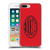 AC Milan Art Red And Black Soft Gel Case for Apple iPhone 7 Plus / iPhone 8 Plus