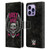 WWE Bret Hart Hitman Skull Leather Book Wallet Case Cover For Apple iPhone 14 Pro Max