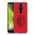 AC Milan Art Red And Black Soft Gel Case for Sony Xperia Pro-I