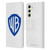 Warner Bros. Shield Logo White Leather Book Wallet Case Cover For Samsung Galaxy A54 5G