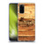 World of Outlaws Western Graphics Wood Logo Soft Gel Case for Samsung Galaxy S20 / S20 5G