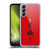AC Milan Crest Patterns Red Soft Gel Case for Samsung Galaxy A14 5G