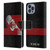 AC Milan Crest Patterns Diagonal Leather Book Wallet Case Cover For Apple iPhone 14