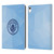 Manchester City Man City FC Badge Geometric Blue Obsidian Mono Leather Book Wallet Case Cover For Apple iPad 10.9 (2022)