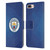Manchester City Man City FC Badge Geometric Obsidian Full Colour Leather Book Wallet Case Cover For Apple iPhone 7 Plus / iPhone 8 Plus