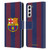 FC Barcelona 2023/24 Crest Kit Home Leather Book Wallet Case Cover For Samsung Galaxy S21 5G