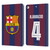 FC Barcelona 2023/24 Players Home Kit Ronald Araújo Leather Book Wallet Case Cover For Apple iPad 9.7 2017 / iPad 9.7 2018