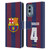 FC Barcelona 2023/24 Players Home Kit Ronald Araújo Leather Book Wallet Case Cover For Nokia X30
