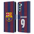 FC Barcelona 2023/24 Players Home Kit Robert Lewandowski Leather Book Wallet Case Cover For Motorola Edge S30 / Moto G200 5G