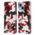 AC Milan Crest Patterns Camouflage Leather Book Wallet Case Cover For Apple iPhone 14 Plus