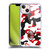 AC Milan Crest Patterns Camouflage Soft Gel Case for Apple iPhone 13