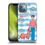 Where's Wally? Graphics Stripes Blue Soft Gel Case for Apple iPhone 13