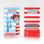 Where's Wally? Graphics Stripes Blue Soft Gel Case for Samsung Galaxy S22 Ultra 5G