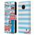 Where's Wally? Graphics Stripes Blue Leather Book Wallet Case Cover For Nokia C10 / C20