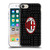 AC Milan Crest Patterns Red And Grey Soft Gel Case for Apple iPhone 7 / 8 / SE 2020 & 2022