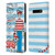 Where's Wally? Graphics Stripes Blue Leather Book Wallet Case Cover For Samsung Galaxy S10+ / S10 Plus