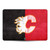 NHL Calgary Flames Half Distressed Vinyl Sticker Skin Decal Cover for Apple MacBook Pro 16" A2485