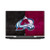 NHL Colorado Avalanche Half Distressed Vinyl Sticker Skin Decal Cover for HP Pavilion 15.6" 15-dk0047TX