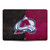 NHL Colorado Avalanche Half Distressed Vinyl Sticker Skin Decal Cover for Apple MacBook Pro 16" A2485