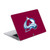 NHL Colorado Avalanche Plain Vinyl Sticker Skin Decal Cover for Apple MacBook Pro 16" A2485