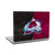 NHL Colorado Avalanche Half Distressed Vinyl Sticker Skin Decal Cover for Microsoft Surface Book 2