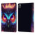 Wumples Cosmic Animals Owl Leather Book Wallet Case Cover For Apple iPad Pro 11 2020 / 2021 / 2022