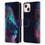 Wumples Cosmic Animals Lion Leather Book Wallet Case Cover For Apple iPhone 13