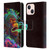 Wumples Cosmic Animals Clouded Monkey Leather Book Wallet Case Cover For Apple iPhone 13 Mini