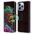 Wumples Cosmic Animals Clouded Monkey Leather Book Wallet Case Cover For Apple iPhone 13 Pro