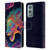 Wumples Cosmic Animals Clouded Lion Leather Book Wallet Case Cover For OnePlus 9