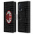AC Milan Crest Patterns Red And Grey Leather Book Wallet Case Cover For OnePlus Nord CE 5G
