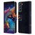 Wumples Cosmic Animals Clouded Koi Fish Leather Book Wallet Case Cover For Samsung Galaxy S21 FE 5G