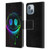 Wumples Cosmic Arts Drip Smiley Leather Book Wallet Case Cover For Apple iPhone 14