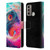 Wumples Cosmic Arts Blue And Pink Yin Yang Vortex Leather Book Wallet Case Cover For Motorola Moto G60 / Moto G40 Fusion