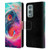 Wumples Cosmic Arts Blue And Pink Yin Yang Vortex Leather Book Wallet Case Cover For OnePlus 9