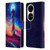 Wumples Cosmic Universe Lighthouse Leather Book Wallet Case Cover For Huawei P50 Pro