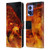 Tom Wood Fire Creatures Wolf Stalker Leather Book Wallet Case Cover For Motorola Edge 30 Neo 5G