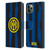 Fc Internazionale Milano 2023/24 Crest Kit Home Leather Book Wallet Case Cover For Apple iPhone 11 Pro Max