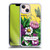 Frida Kahlo Purple Florals Butterfly Soft Gel Case for Apple iPhone 13