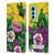 Frida Kahlo Purple Florals Butterfly Leather Book Wallet Case Cover For Motorola Edge (2022)