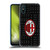 AC Milan Crest Patterns Red And Grey Soft Gel Case for Xiaomi Redmi 9A / Redmi 9AT