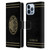 AC Milan Crest Black And Gold Leather Book Wallet Case Cover For Apple iPhone 13 Pro Max