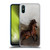 Simone Gatterwe Horses Brown Soft Gel Case for Xiaomi Redmi 9A / Redmi 9AT
