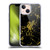 Liverpool Football Club Crest & Liverbird Patterns 1 Black & Gold Marble Soft Gel Case for Apple iPhone 13 Mini